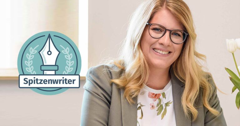 Vanessa Weber als XING-Spitzenwriter ausgezeichnet