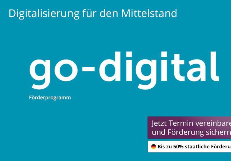 Digitalisierung von KMUs – Förderprogramm „go-digital“