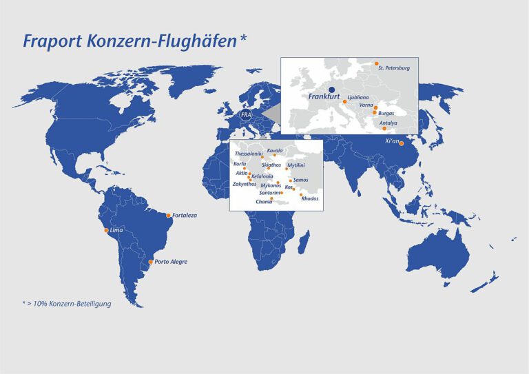 Fraport-Verkehrszahlen im Januar 2020: Rückläufige Passagierentwicklung in Frankfurt zu Jahresbeginn