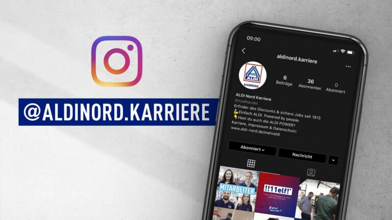 ALDI Nord launcht Recruiting-Kanal auf Instragram