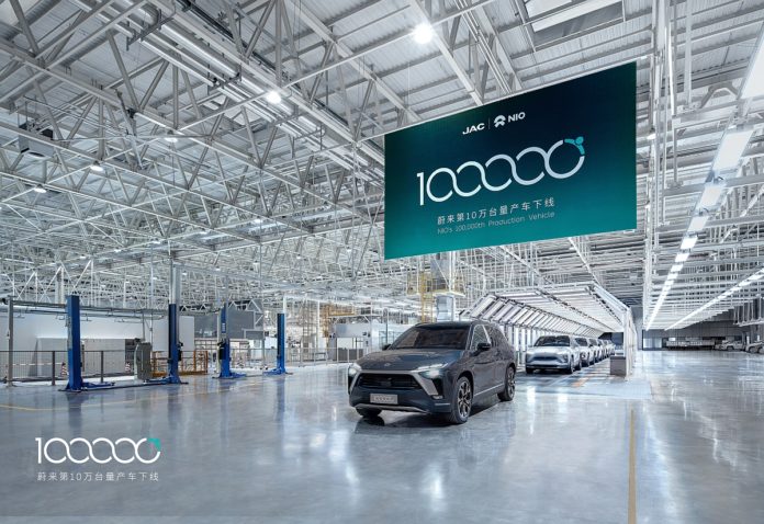 Produktion des 100.000sten Premium-Elektrofahrzeugs