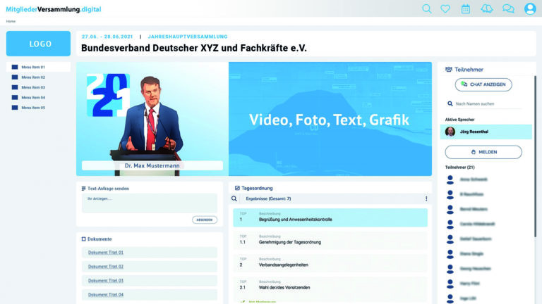 Mitgliederversammlungen digital und rechtssicher