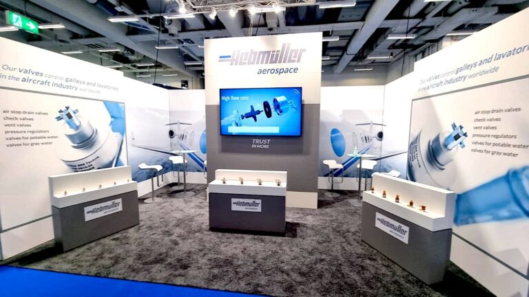 Ventile aus Kaarst für die Welt, Hebmüller Aerospace auf Weltleitmesse AIX Hamburg
