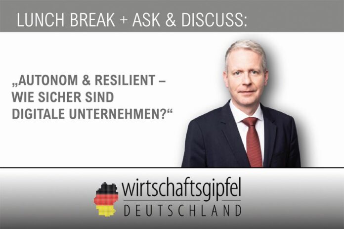 ReqPOOL-COO Achim Röhe spricht im Rahmen des Wirtschaftsgipfel Deutschland über resiliente Unternehmen
