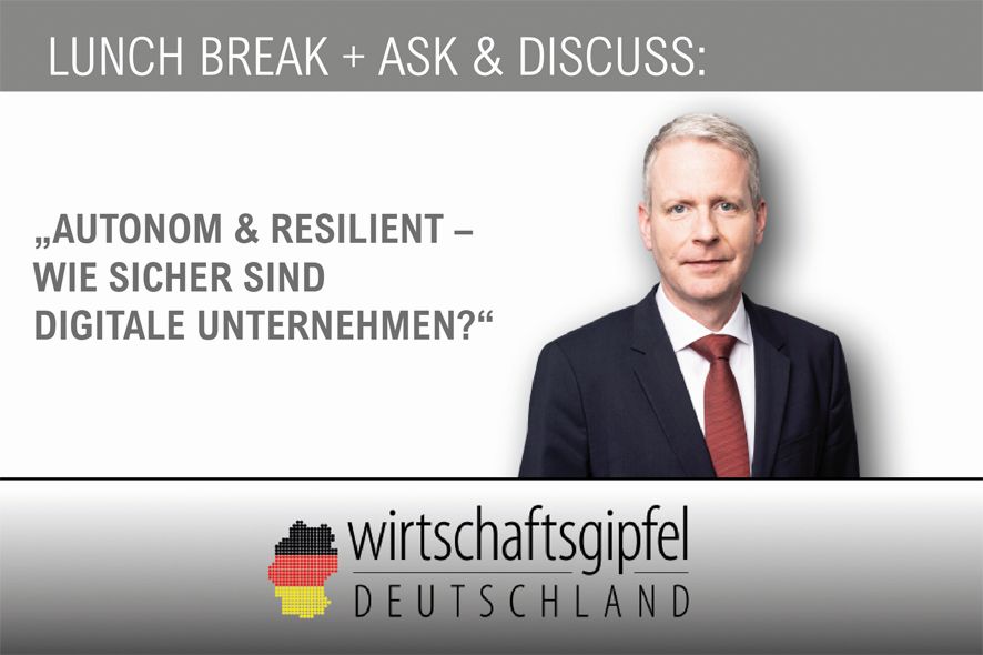 ReqPOOL-COO Achim Röhe spricht im Rahmen des Wirtschaftsgipfel Deutschland über resiliente Unternehmen
